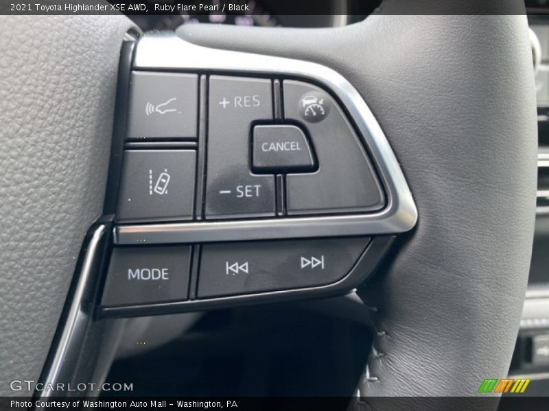 Ruby Flare Pearl / Black 2021 Toyota Highlander XSE AWD
