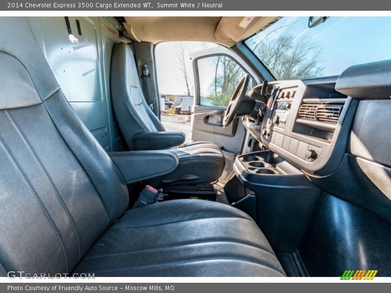 Summit White / Neutral 2014 Chevrolet Express 3500 Cargo Extended WT