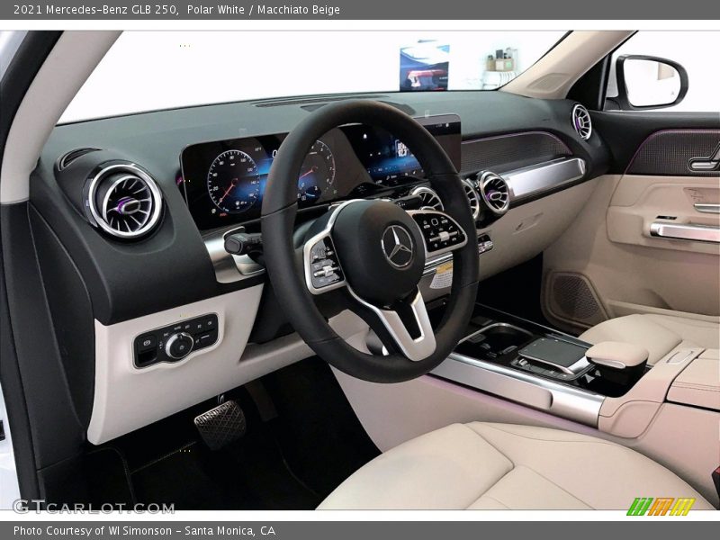 Polar White / Macchiato Beige 2021 Mercedes-Benz GLB 250