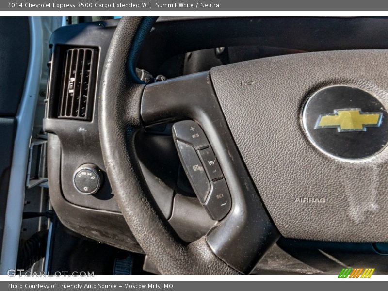 Summit White / Neutral 2014 Chevrolet Express 3500 Cargo Extended WT