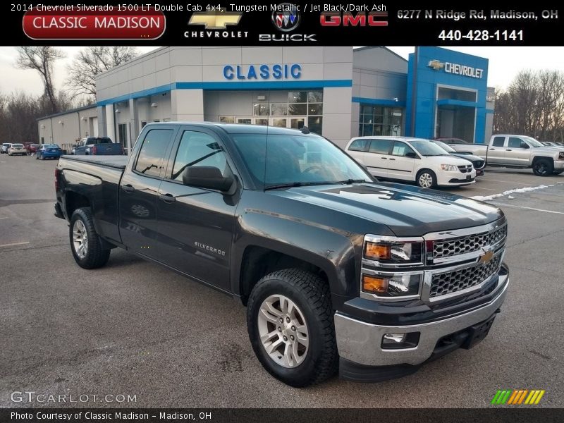 Tungsten Metallic / Jet Black/Dark Ash 2014 Chevrolet Silverado 1500 LT Double Cab 4x4