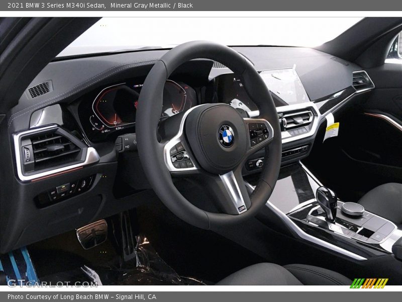 Mineral Gray Metallic / Black 2021 BMW 3 Series M340i Sedan