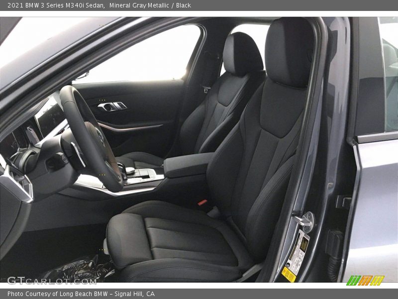 Mineral Gray Metallic / Black 2021 BMW 3 Series M340i Sedan