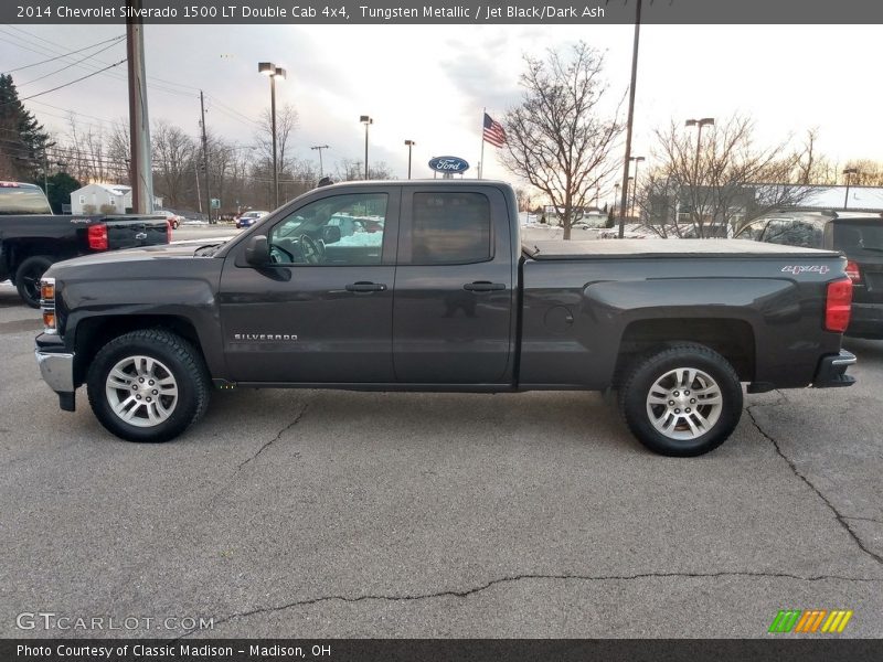 Tungsten Metallic / Jet Black/Dark Ash 2014 Chevrolet Silverado 1500 LT Double Cab 4x4