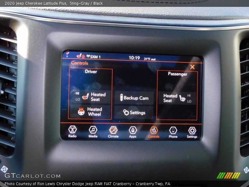 Sting-Gray / Black 2020 Jeep Cherokee Latitude Plus