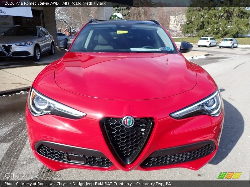 Alfa Rosso (Red) / Black 2020 Alfa Romeo Stelvio AWD