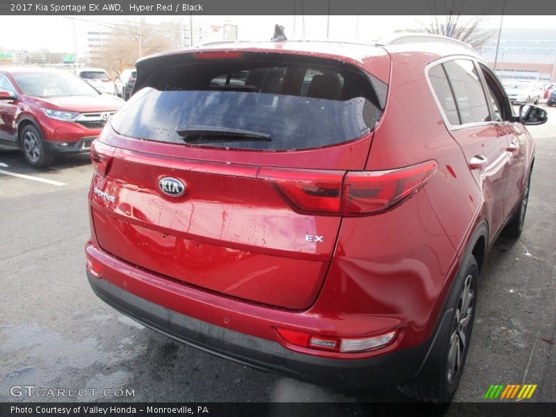 Hyper Red / Black 2017 Kia Sportage EX AWD