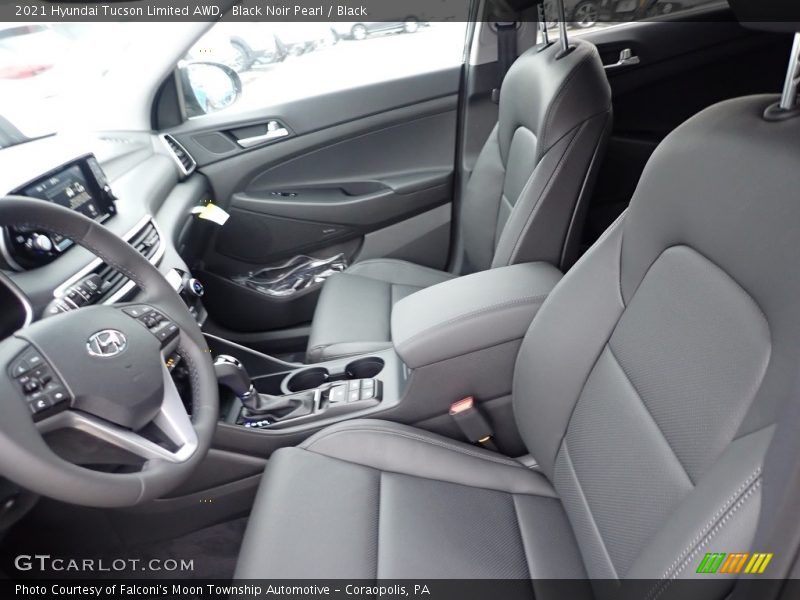 Front Seat of 2021 Tucson Limited AWD