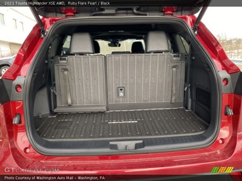 Ruby Flare Pearl / Black 2021 Toyota Highlander XSE AWD