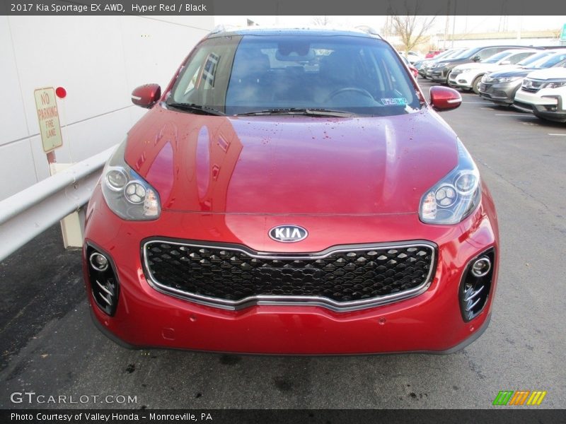 Hyper Red / Black 2017 Kia Sportage EX AWD