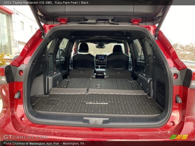 Ruby Flare Pearl / Black 2021 Toyota Highlander XSE AWD