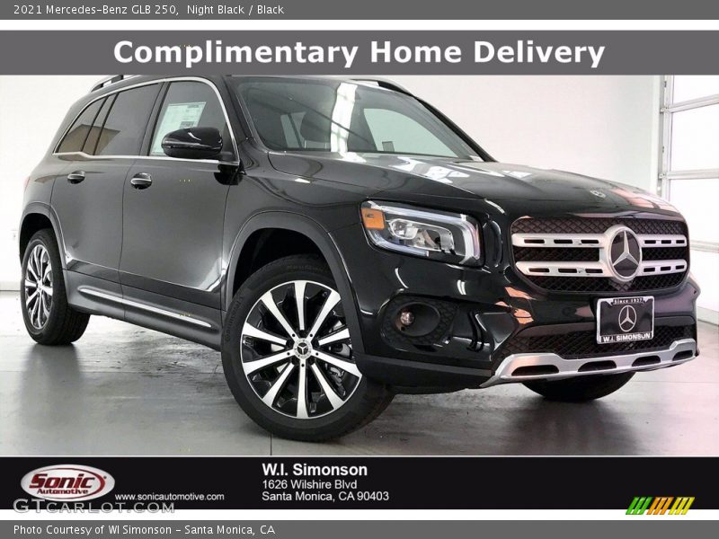 Night Black / Black 2021 Mercedes-Benz GLB 250