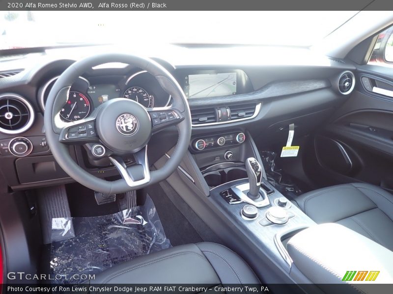 Alfa Rosso (Red) / Black 2020 Alfa Romeo Stelvio AWD