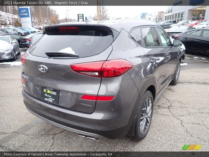 Magnetic Force / Gray 2021 Hyundai Tucson SEL AWD