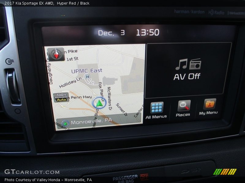 Hyper Red / Black 2017 Kia Sportage EX AWD