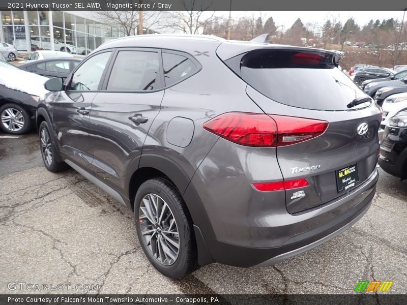 Magnetic Force / Gray 2021 Hyundai Tucson SEL AWD