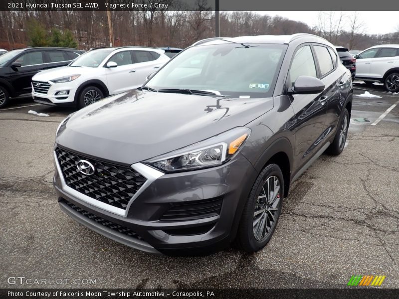 Magnetic Force / Gray 2021 Hyundai Tucson SEL AWD
