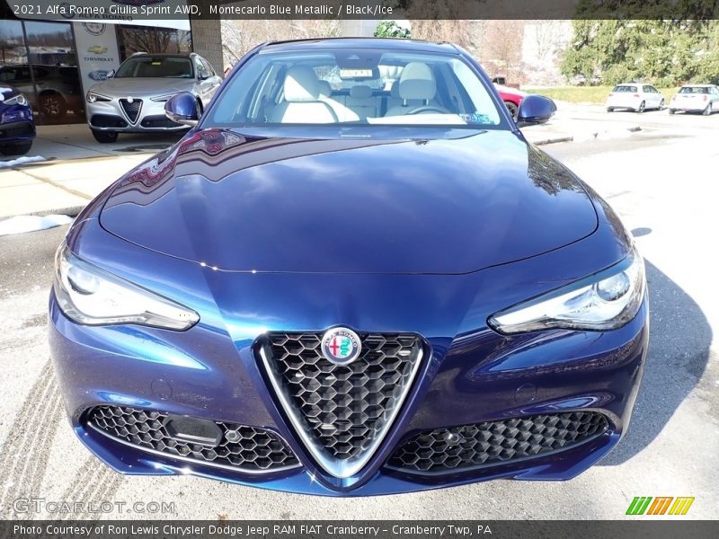 Montecarlo Blue Metallic / Black/Ice 2021 Alfa Romeo Giulia Sprint AWD