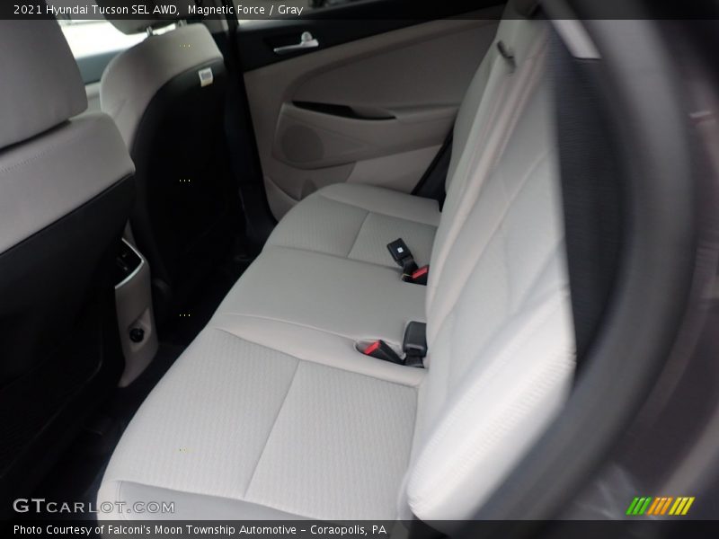 Rear Seat of 2021 Tucson SEL AWD