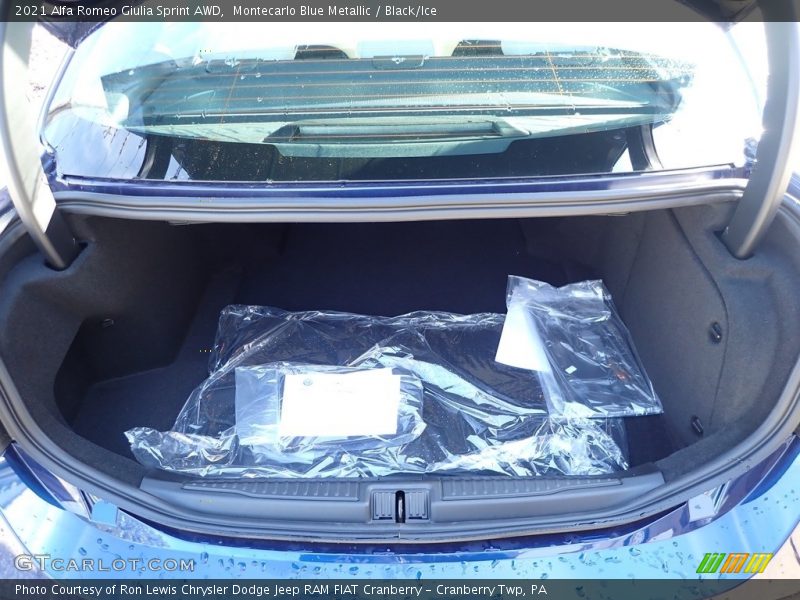  2021 Giulia Sprint AWD Trunk