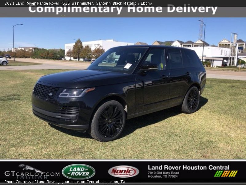 Santorini Black Metallic / Ebony 2021 Land Rover Range Rover P525 Westminster