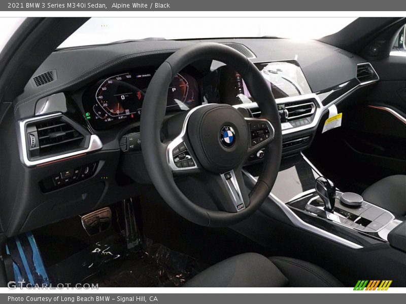 Alpine White / Black 2021 BMW 3 Series M340i Sedan