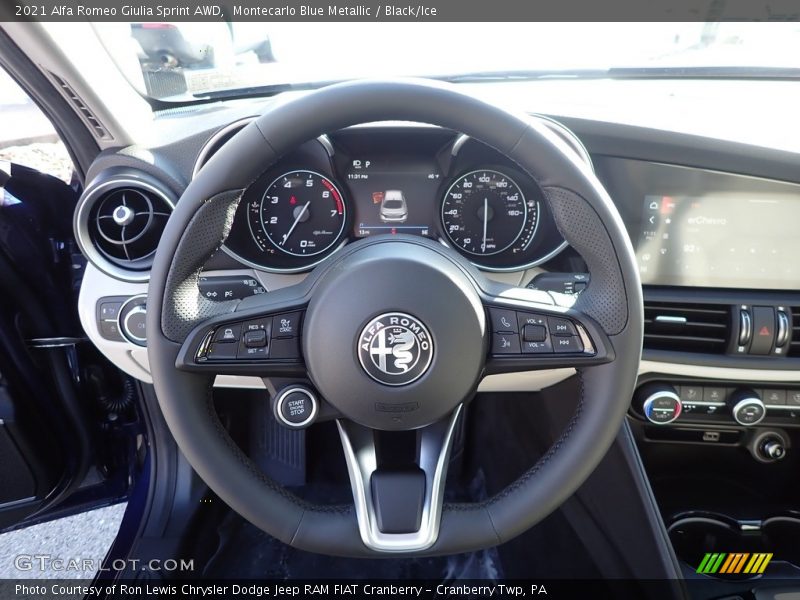 2021 Giulia Sprint AWD Steering Wheel