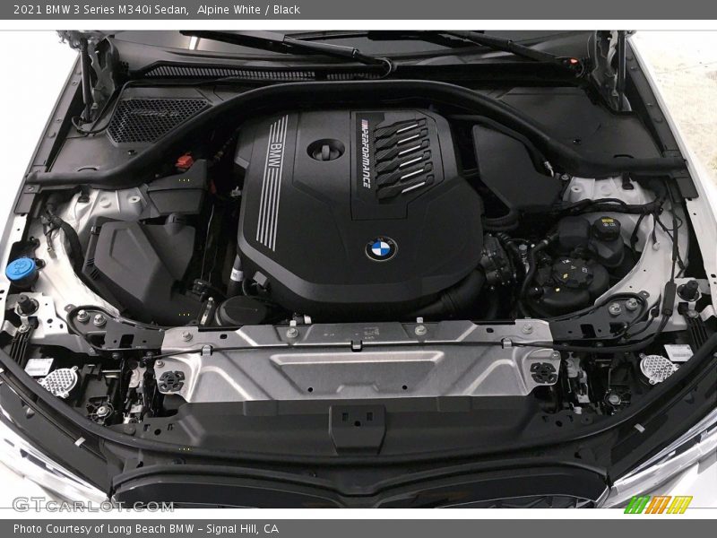 Alpine White / Black 2021 BMW 3 Series M340i Sedan