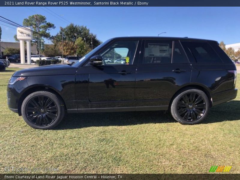 Santorini Black Metallic / Ebony 2021 Land Rover Range Rover P525 Westminster