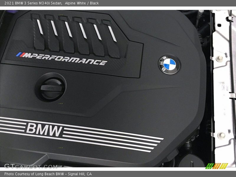 Alpine White / Black 2021 BMW 3 Series M340i Sedan