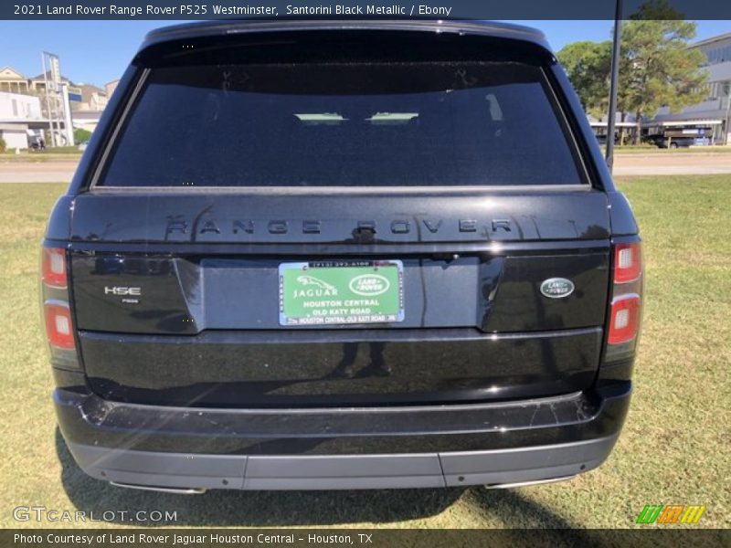 Santorini Black Metallic / Ebony 2021 Land Rover Range Rover P525 Westminster