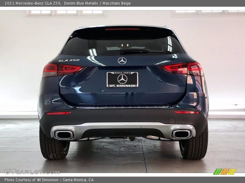 Denim Blue Metallic / Macchiato Beige 2021 Mercedes-Benz GLA 250