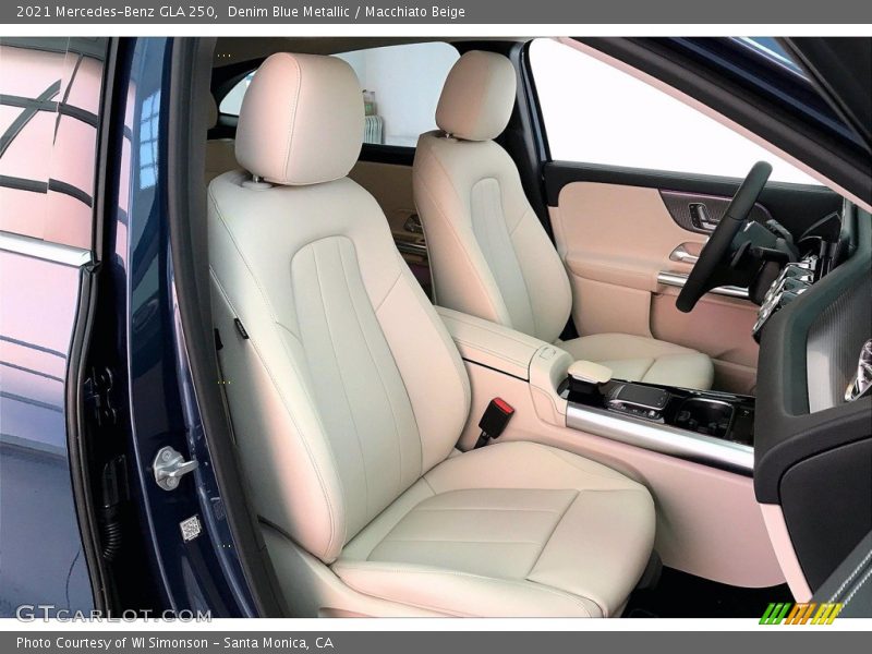 Denim Blue Metallic / Macchiato Beige 2021 Mercedes-Benz GLA 250