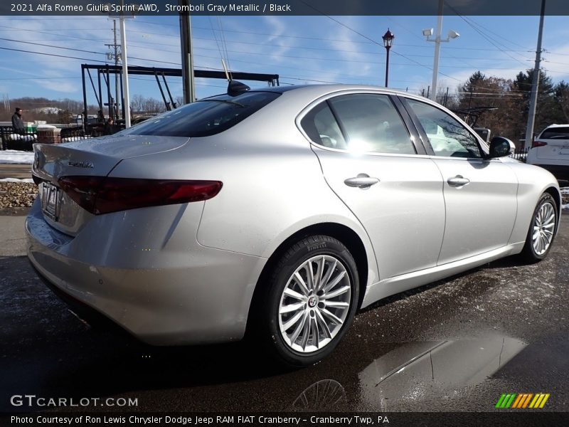 Stromboli Gray Metallic / Black 2021 Alfa Romeo Giulia Sprint AWD
