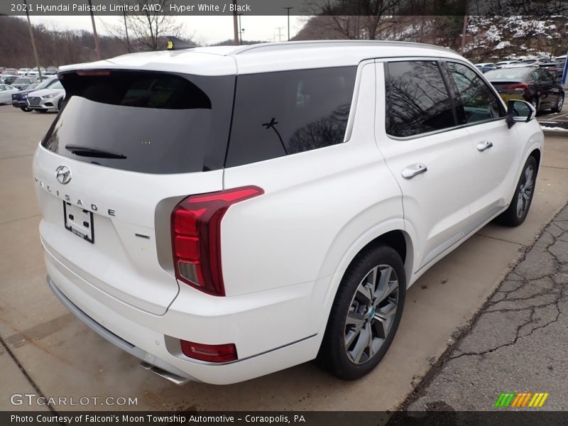 Hyper White / Black 2021 Hyundai Palisade Limited AWD