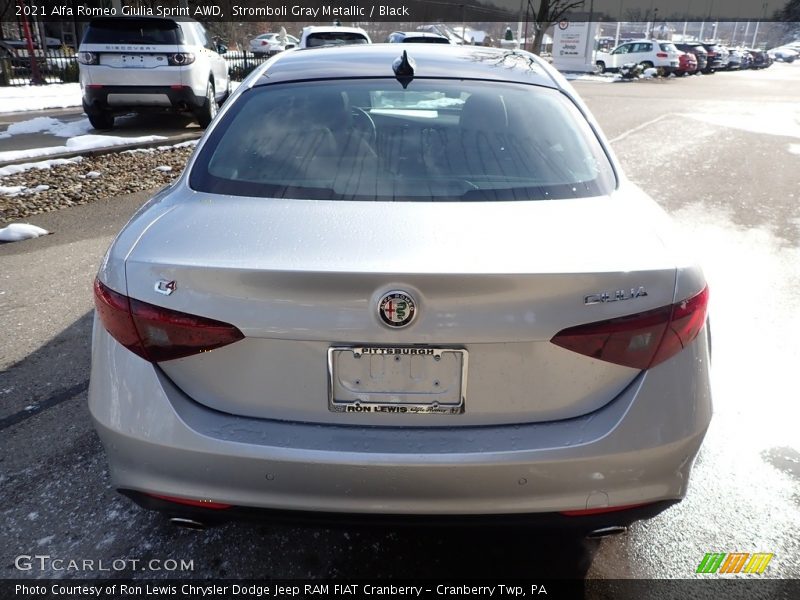 Stromboli Gray Metallic / Black 2021 Alfa Romeo Giulia Sprint AWD