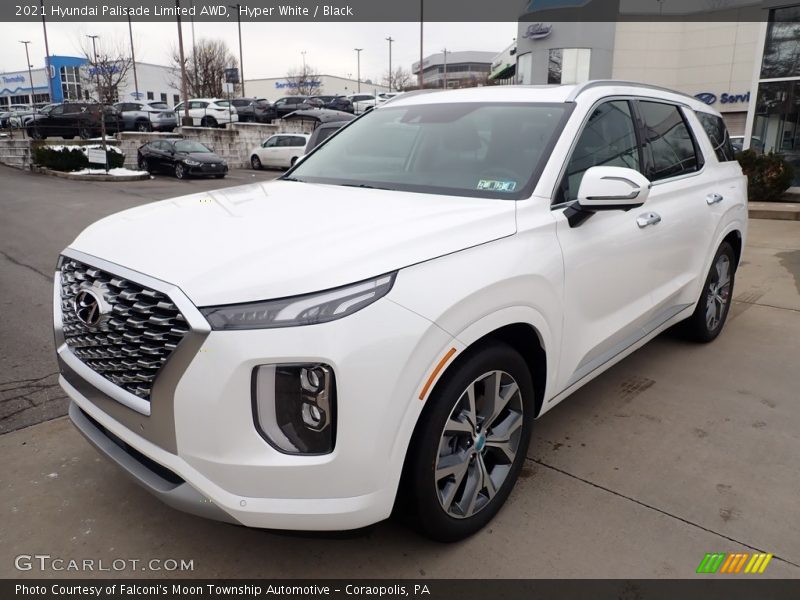 Hyper White / Black 2021 Hyundai Palisade Limited AWD