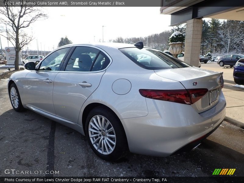 Stromboli Gray Metallic / Black 2021 Alfa Romeo Giulia Sprint AWD