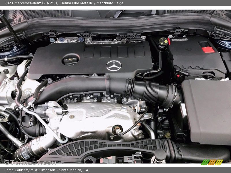 Denim Blue Metallic / Macchiato Beige 2021 Mercedes-Benz GLA 250