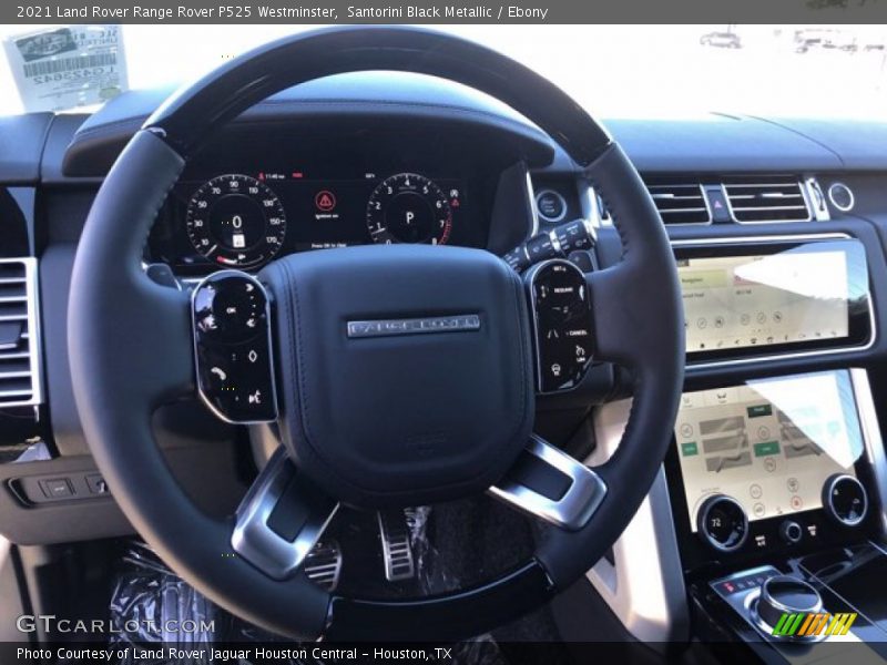 Santorini Black Metallic / Ebony 2021 Land Rover Range Rover P525 Westminster