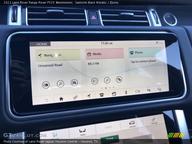 Santorini Black Metallic / Ebony 2021 Land Rover Range Rover P525 Westminster