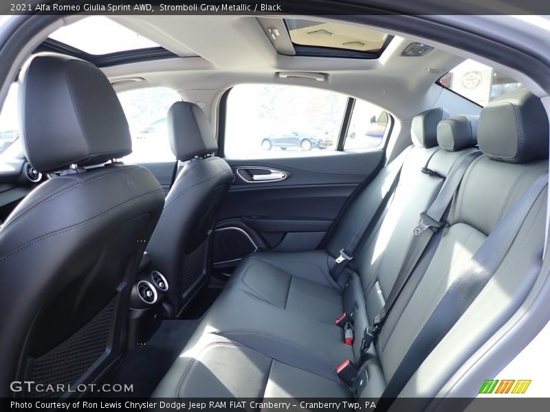 Rear Seat of 2021 Giulia Sprint AWD