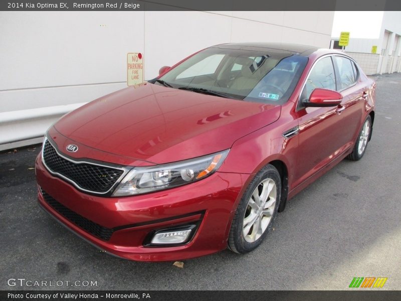 Remington Red / Beige 2014 Kia Optima EX