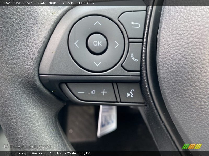 Magnetic Gray Metallic / Black 2021 Toyota RAV4 LE AWD