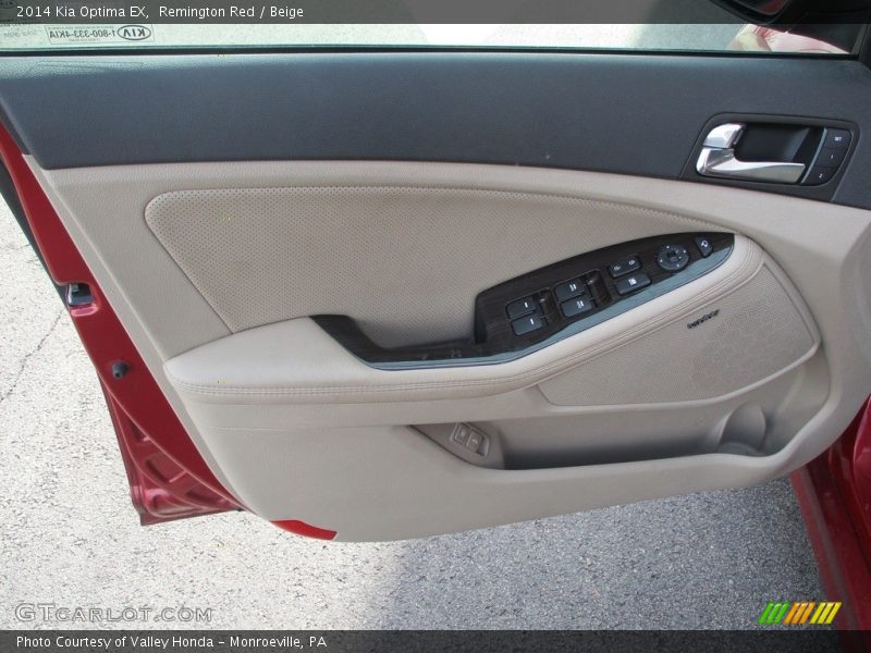 Remington Red / Beige 2014 Kia Optima EX