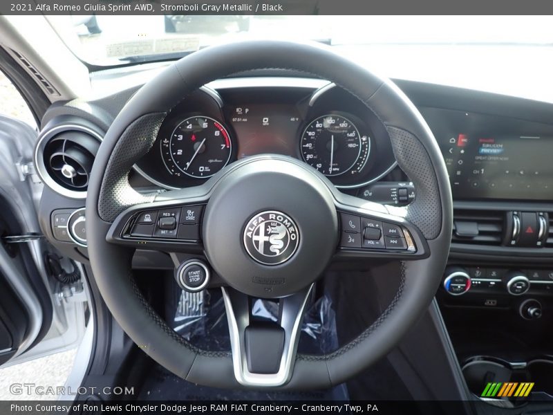  2021 Giulia Sprint AWD Steering Wheel