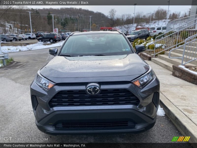 Magnetic Gray Metallic / Black 2021 Toyota RAV4 LE AWD