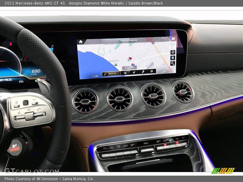 Navigation of 2021 AMG GT 43