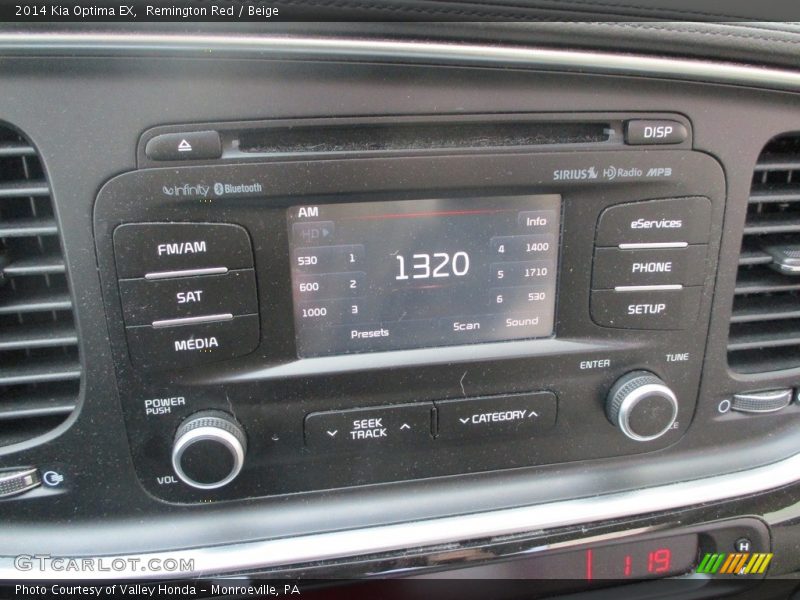 Remington Red / Beige 2014 Kia Optima EX