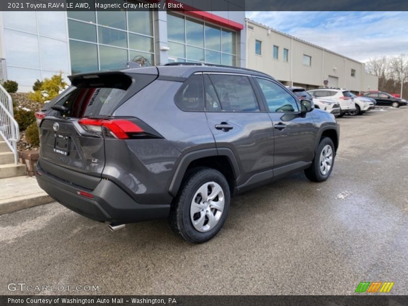 Magnetic Gray Metallic / Black 2021 Toyota RAV4 LE AWD